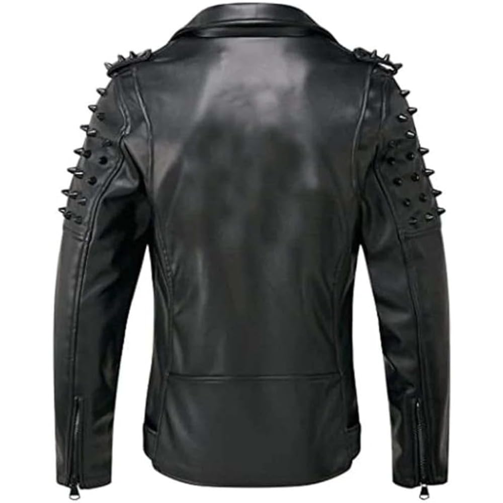 Punk Studded Leather Jacket