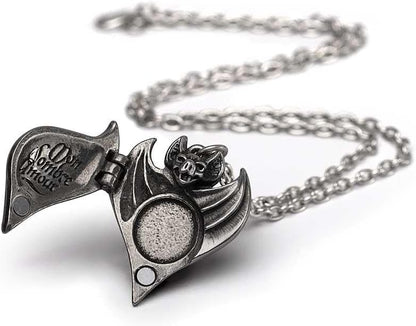 My Dark Love Bat Locket Necklace