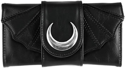 Moon Night Bat Wing Wallet