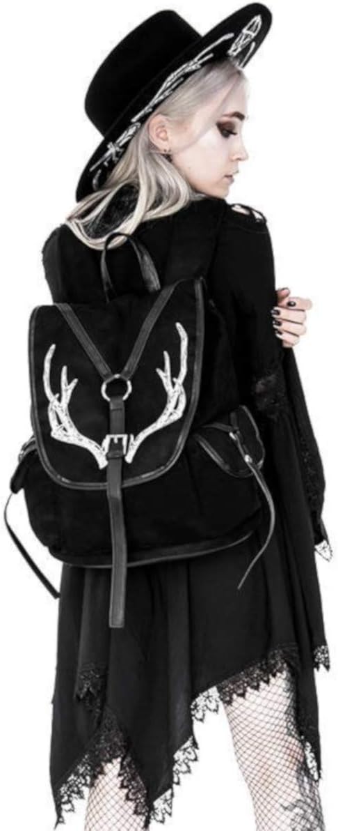 Deer Antlers Suede Backpack