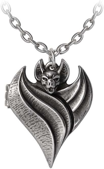 My Dark Love Bat Locket Necklace