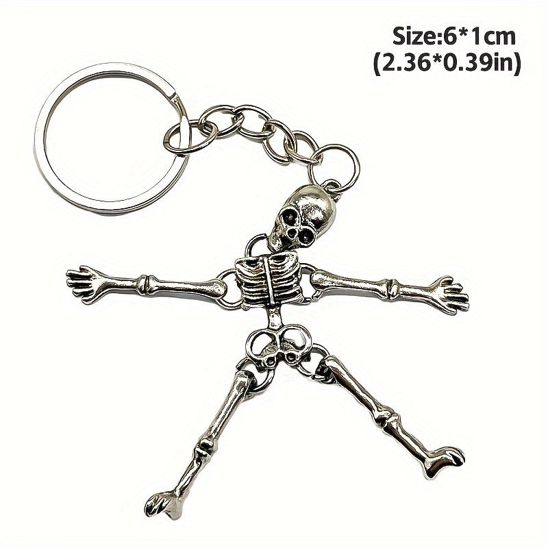 Dancing Skeleton Keychain