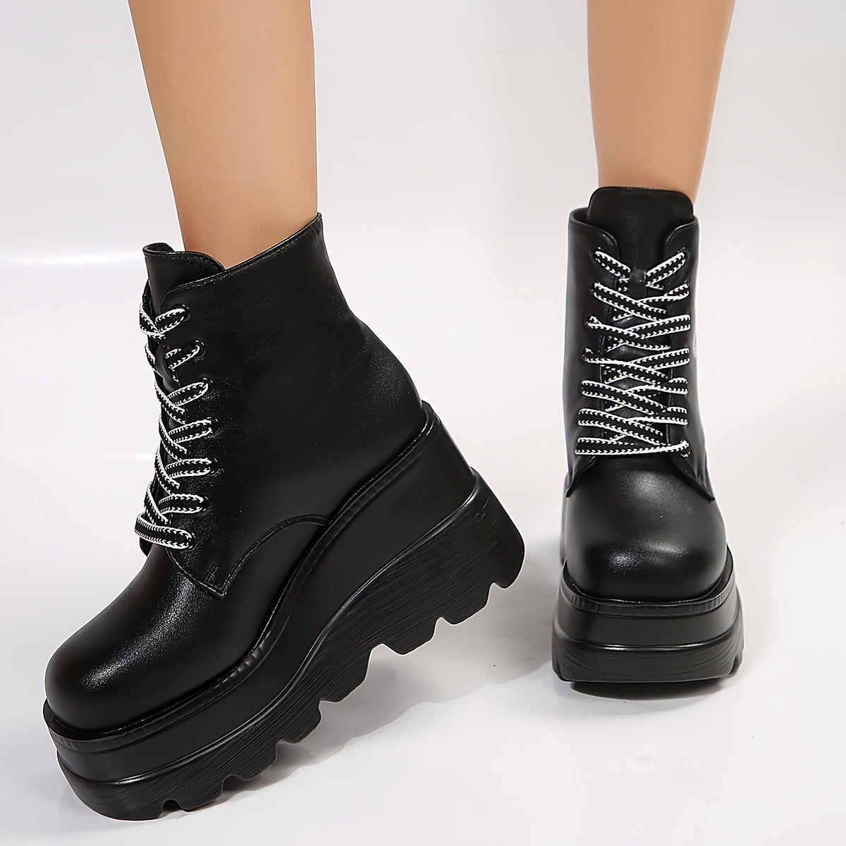 Chunky Platform Serpent Boots