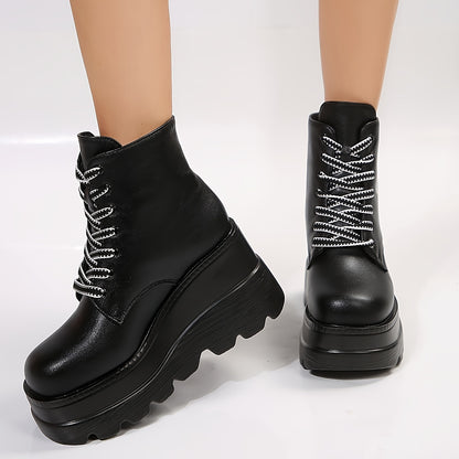 Chunky Platform Serpent Boots