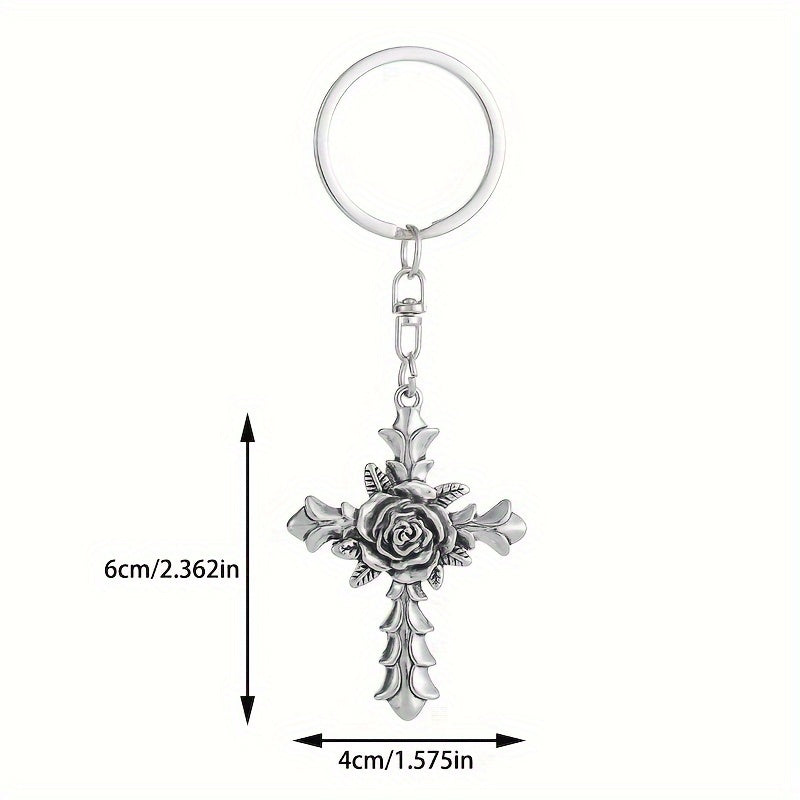 Gothic Cross Keychain