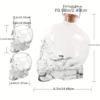 Skull Decanter Set