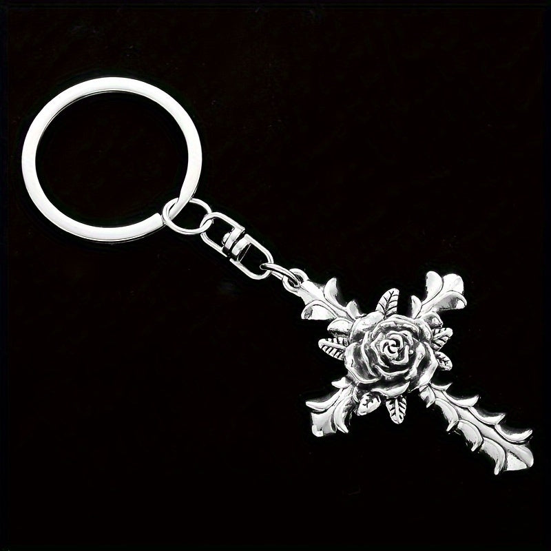 Gothic Cross Keychain