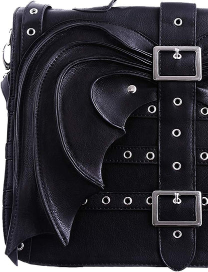 Gothic Bat Wings Satchel Bag