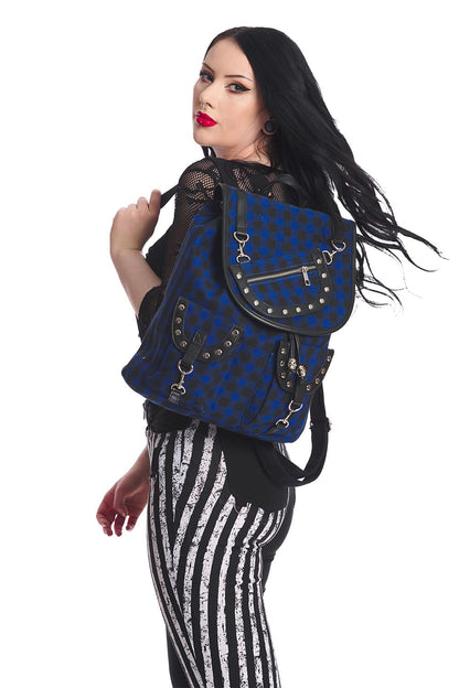 Punk Rebel Plaid Backpack