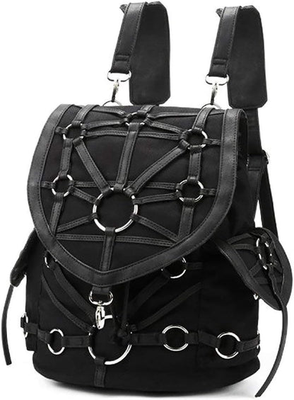 Harness Denim Backpack