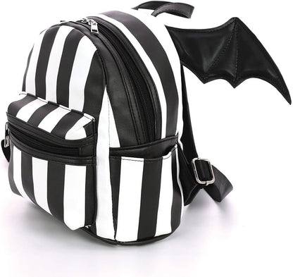 Bat Wing Striped Mini Backpack