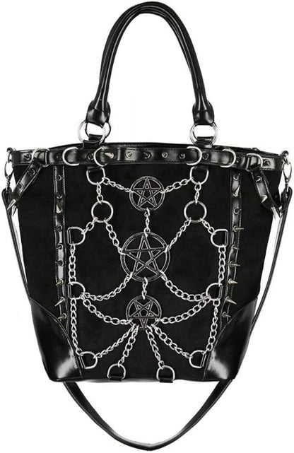 Chained Pentagram Occult Bag