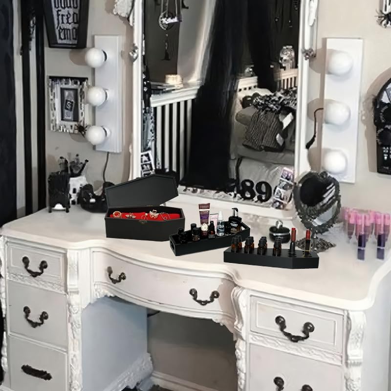 Coffin Makeup Organizer Set