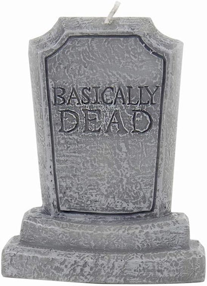 Basically Dead Tombstone Candle