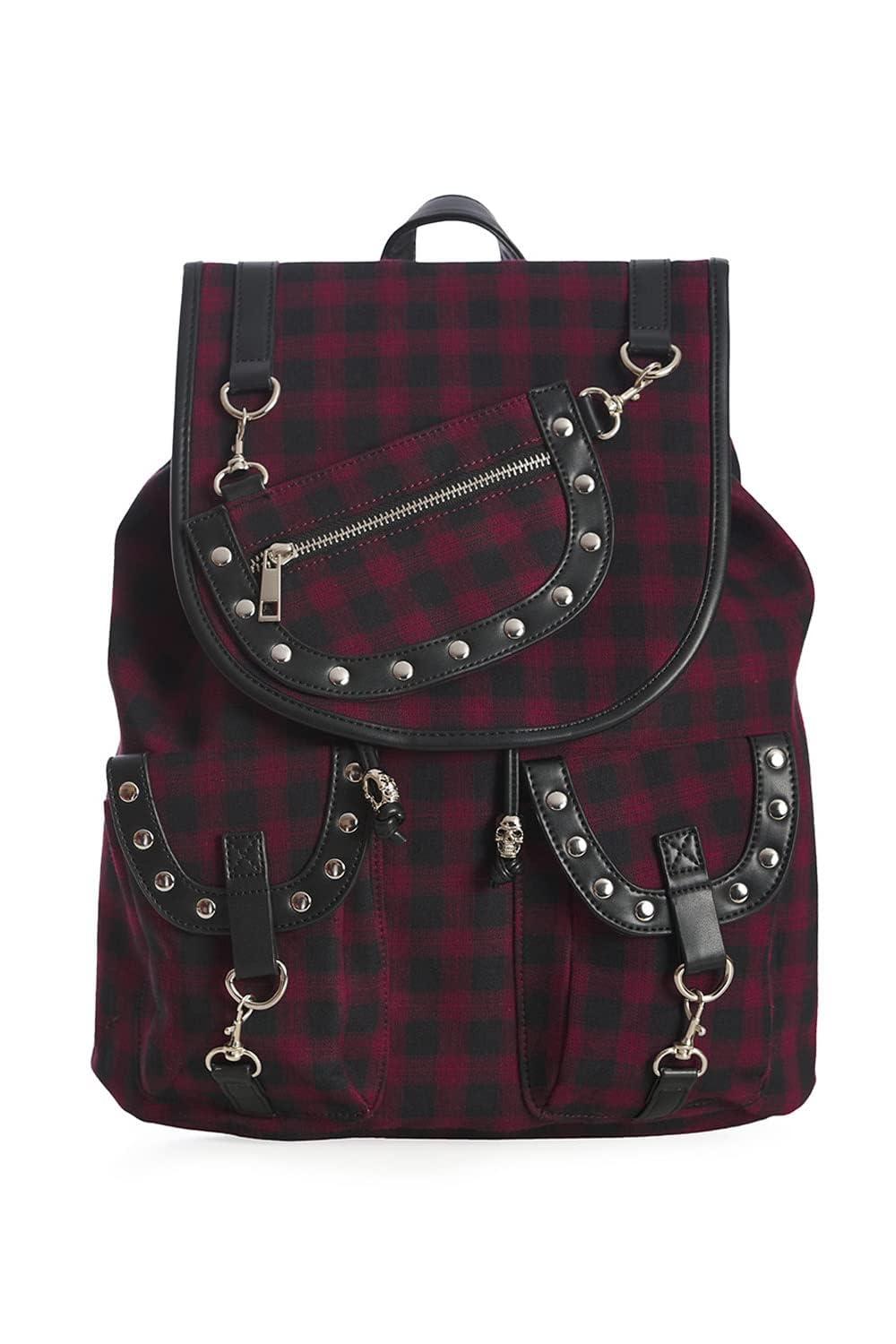 Punk Rebel Plaid Backpack