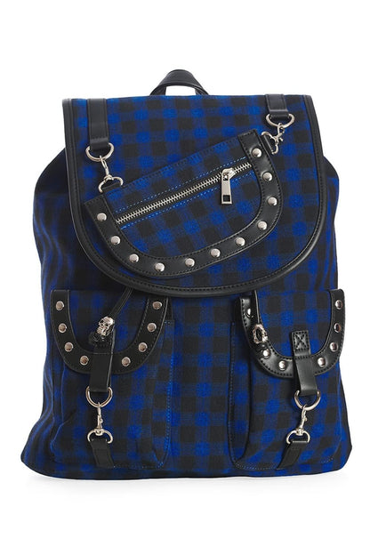 Punk Rebel Plaid Backpack