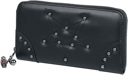 Dark Pentagram Studded Wallet