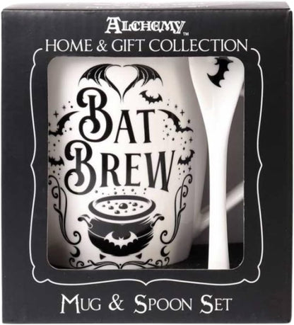 Bat Brew Mug and Spoon