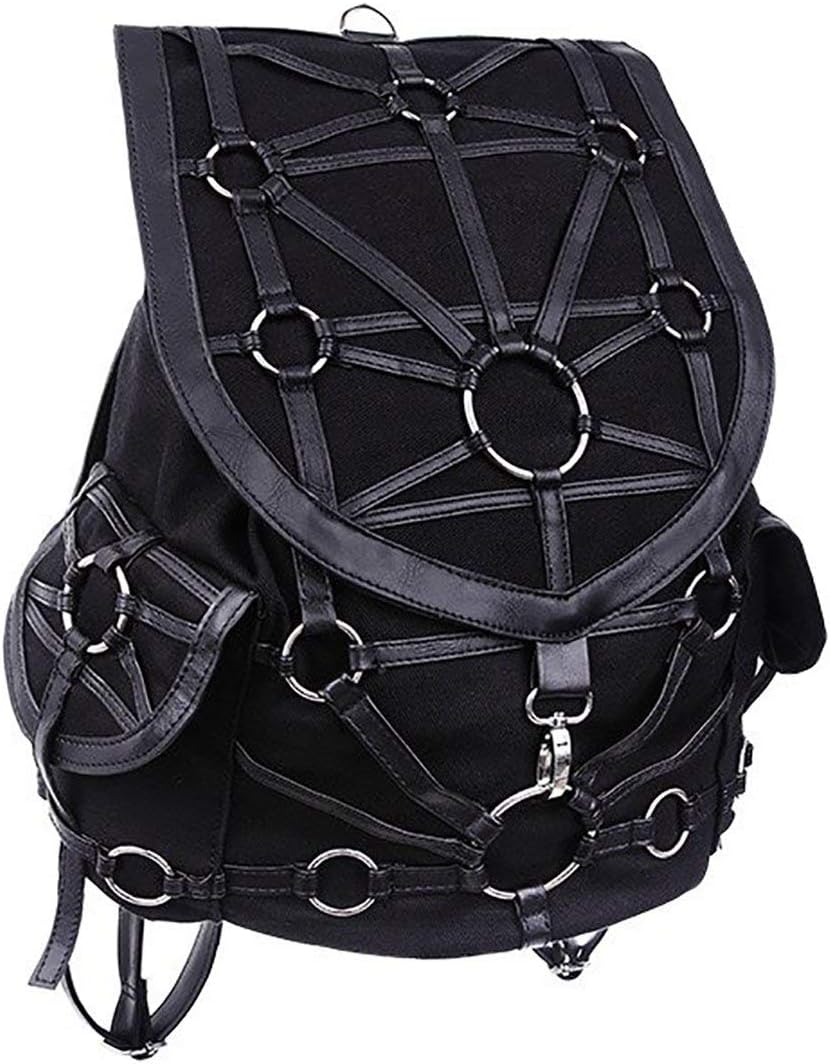 Harness Denim Backpack