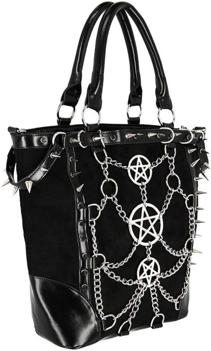 Chained Pentagram Occult Bag