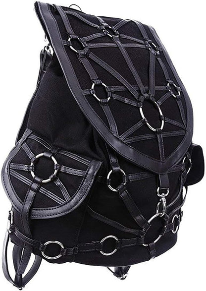 Harness Denim Backpack