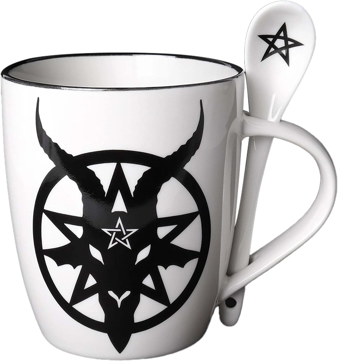 Baphomet Tea Coffee Mug and Spoon