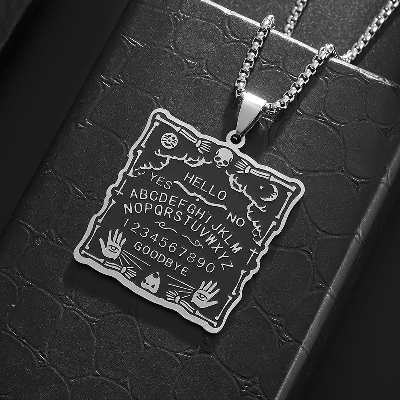 Vintage Dark Ouija Board Necklace