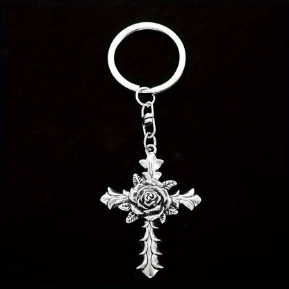 Gothic Cross Keychain