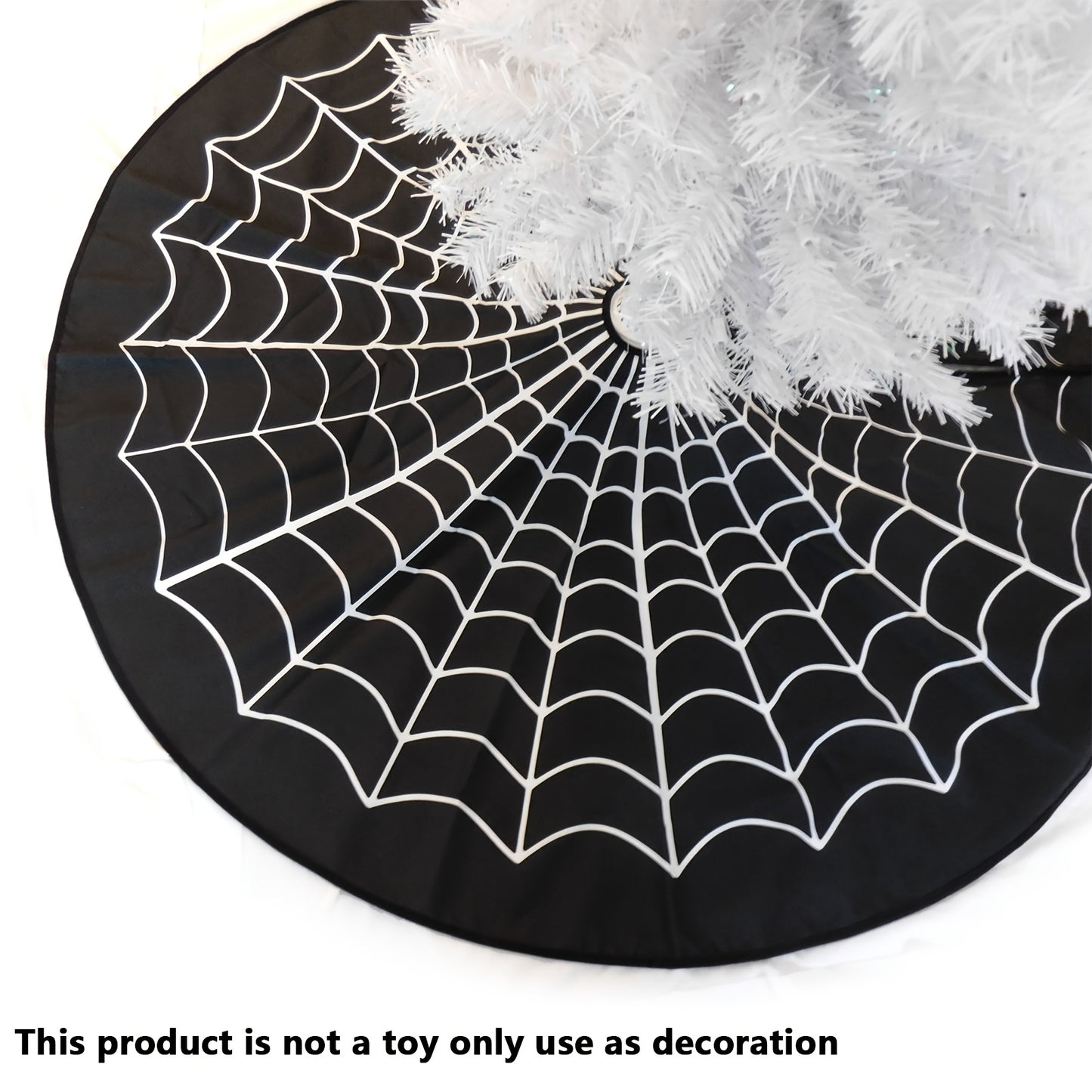 Black Spider Web Tree Skirt