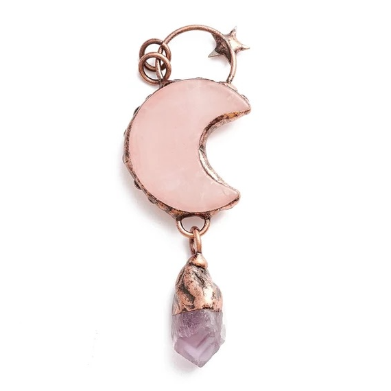 Crystal Moon Pendant