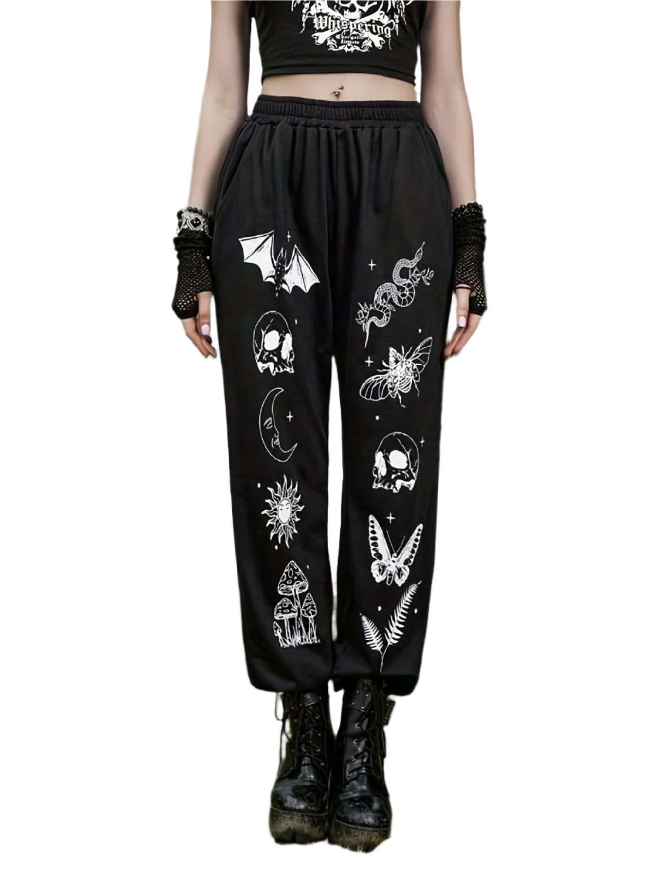 Gothic Graphic Design Joggers