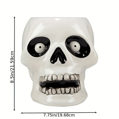 Skull Ceramic Jar