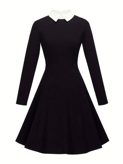 Vintage Thick Collar Witches Dress