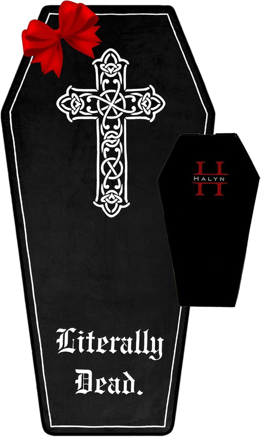 Fleece Coffin Shaped Blanket