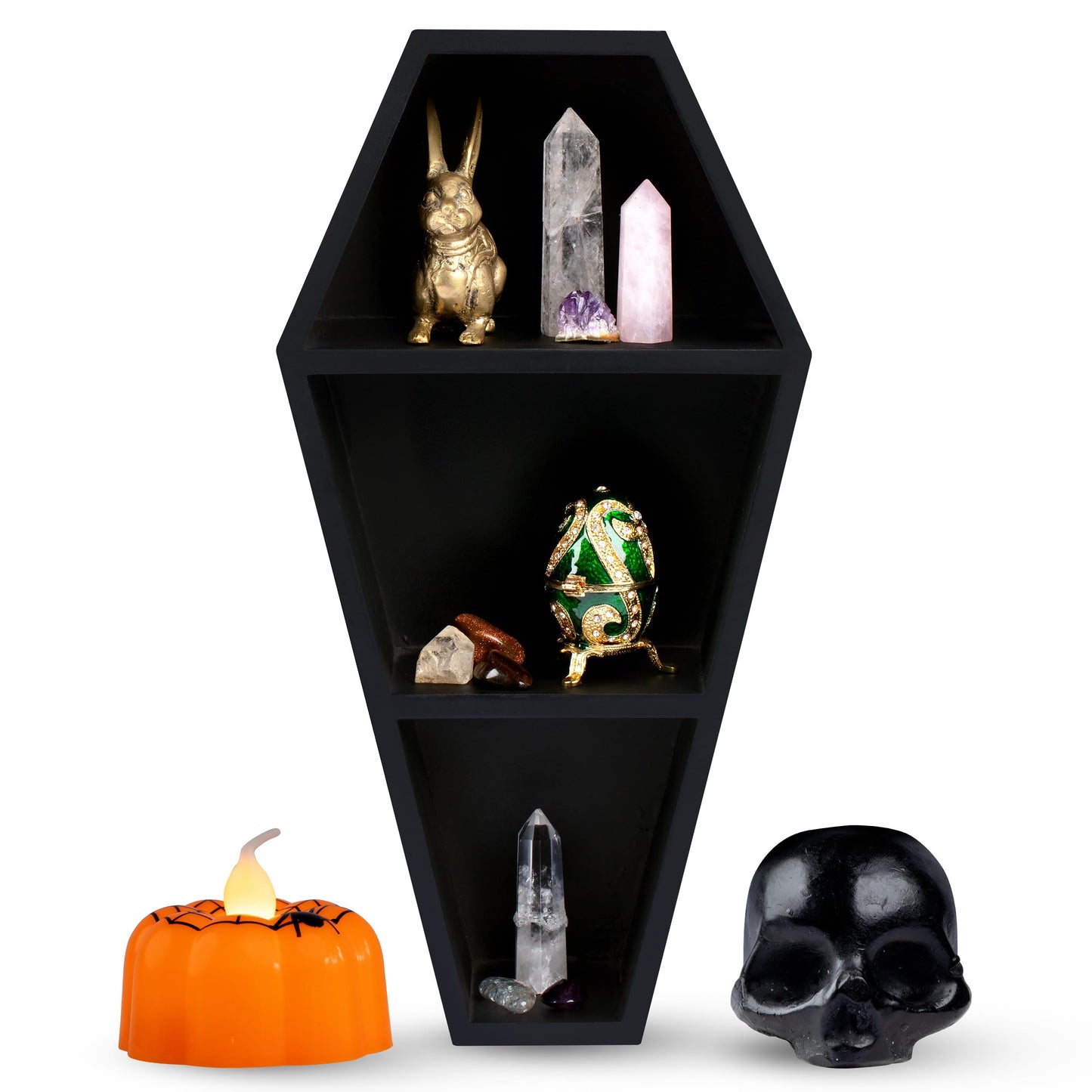 Coffin Shelf with Coffin Gift Box