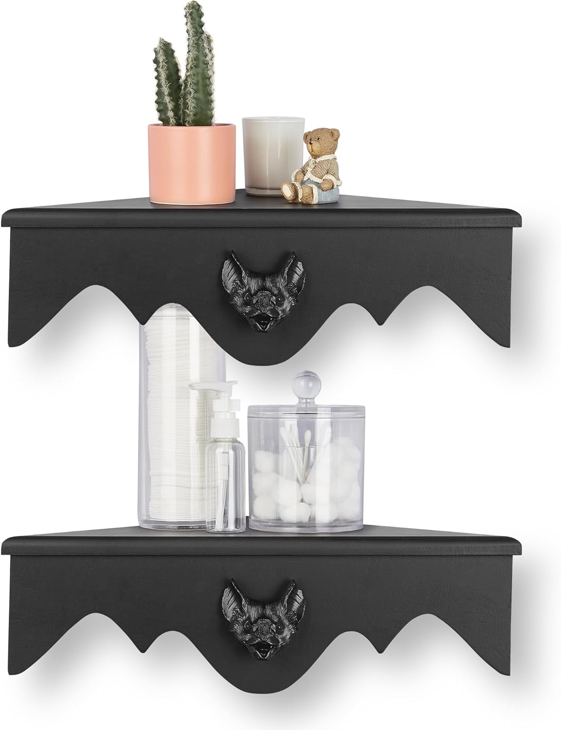 Bat Corner Shelf Set of 2