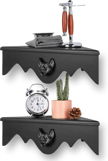 Bat Corner Shelf Set of 2