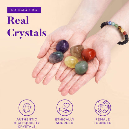 Zodiac Crystal Healing Stone Gift Set