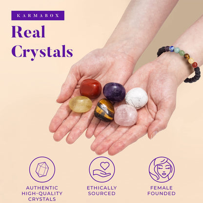 Zodiac Crystal Healing Stone Gift Set