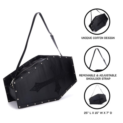 Dead Weight Coffin Weekender Duffle Bag