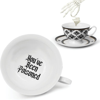 You've Been Poisoned Tea Cup and Saucer