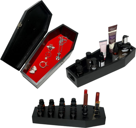 Coffin Makeup Organizer Set