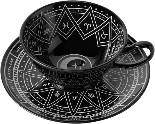 Zodiac Celestial Tea Cup and Saucer