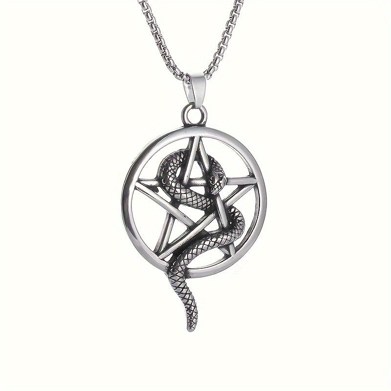 Serpent Pentacle Necklace