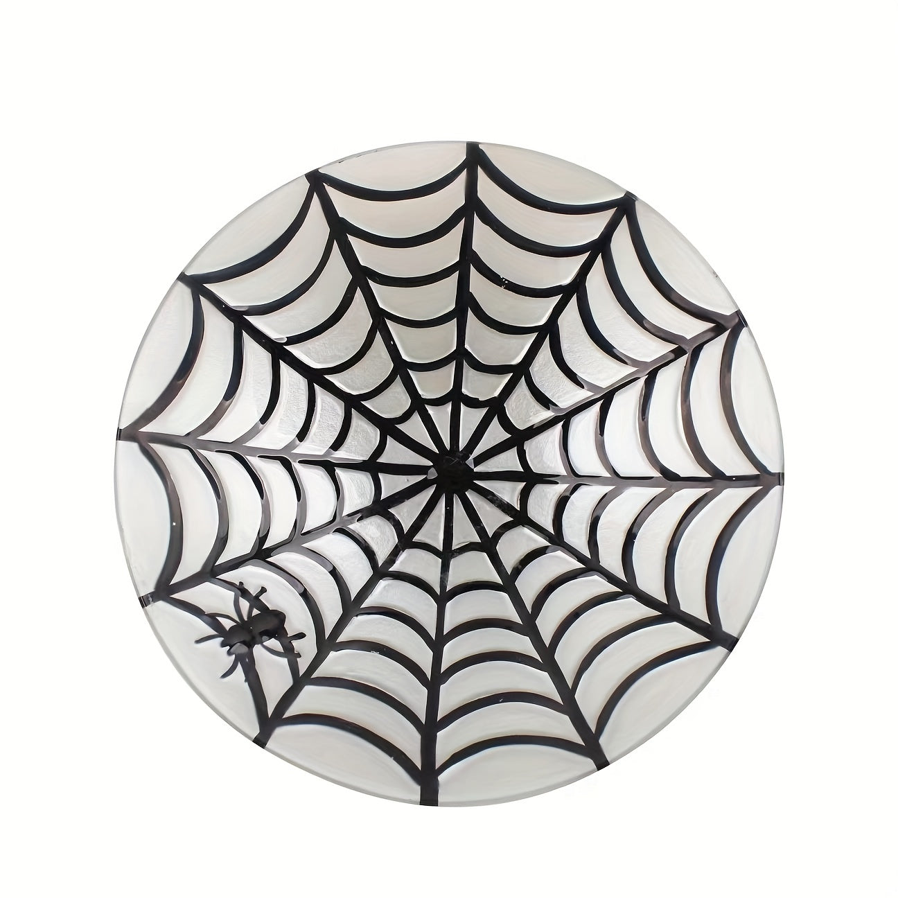 Spider Web Glass Plate