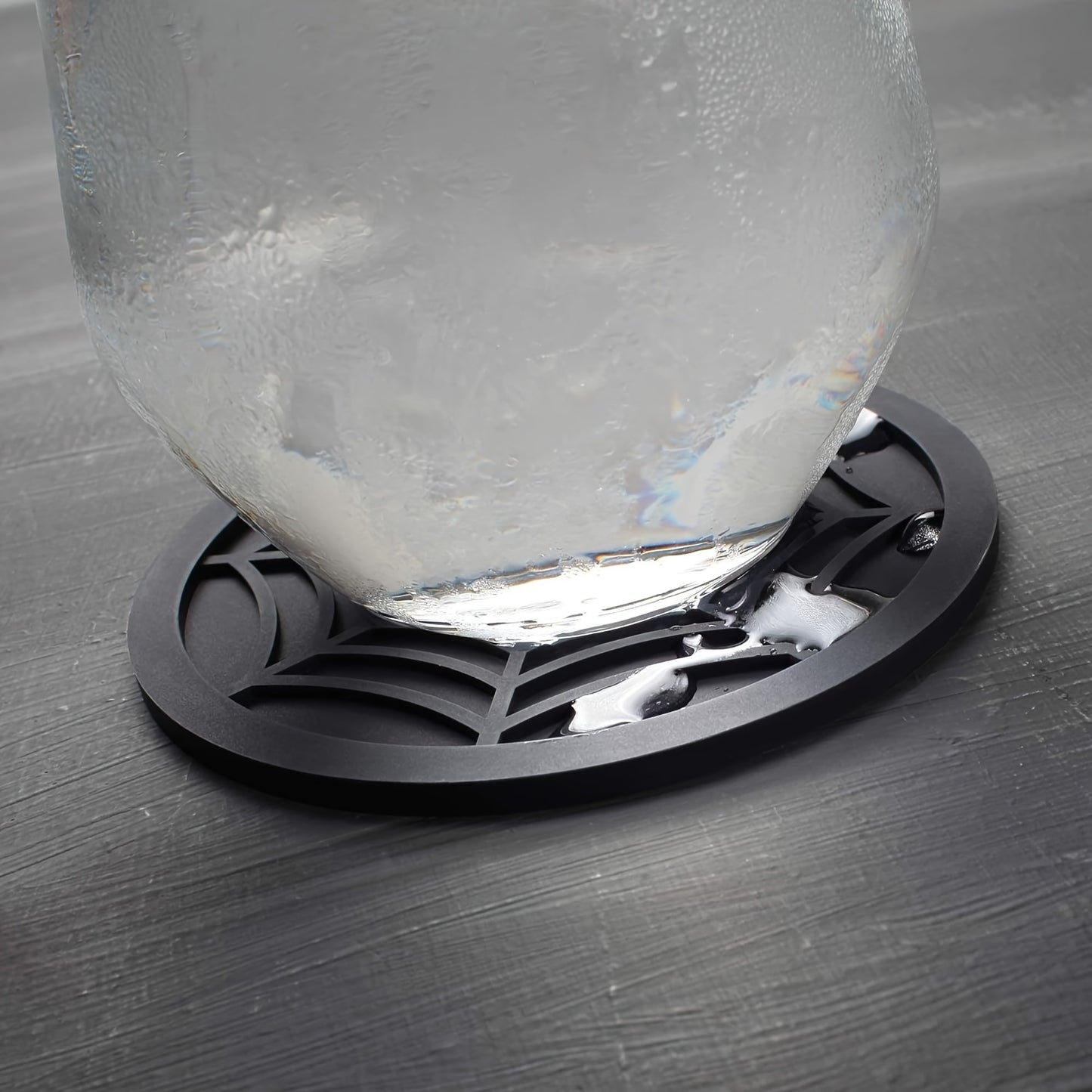 Black Spider Web Coasters