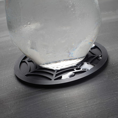 Black Spider Web Coasters