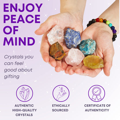 Zodiac Crystal Healing Stone Gift Set