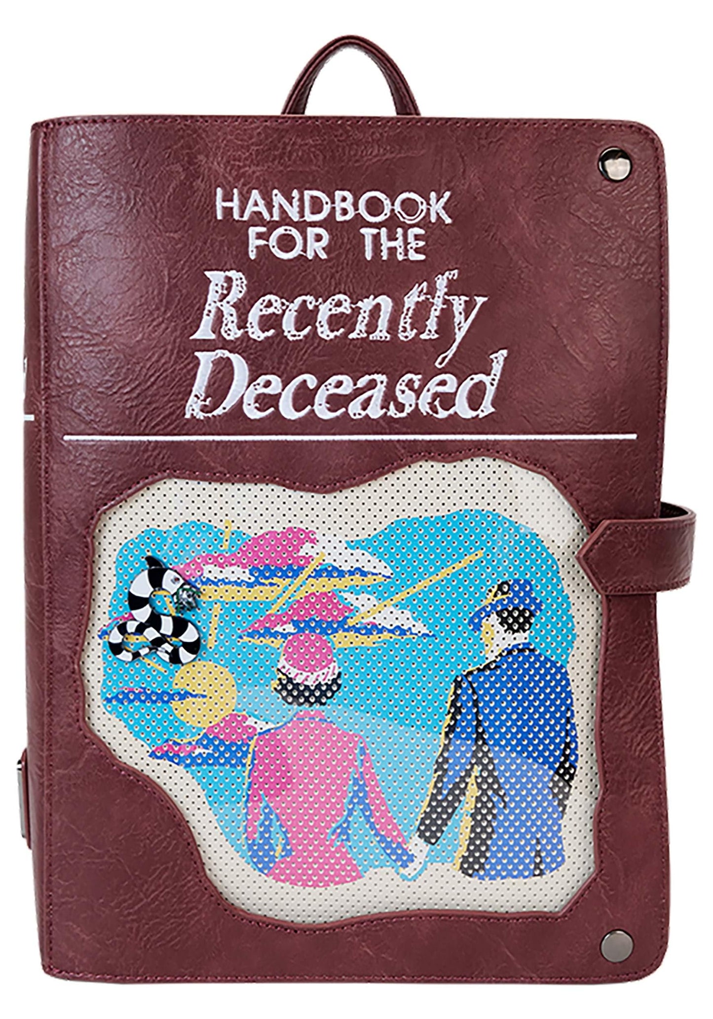 Handbook For The Recently Deceased Pin Backpack