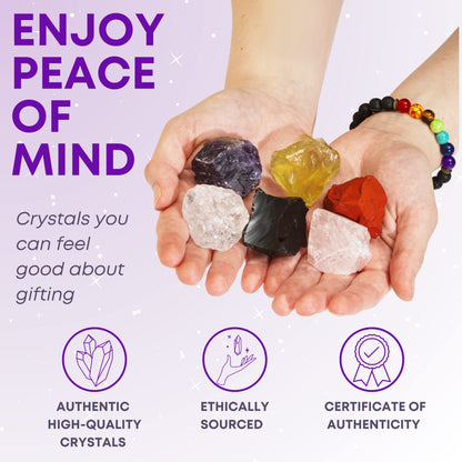 Zodiac Crystal Healing Stone Gift Set